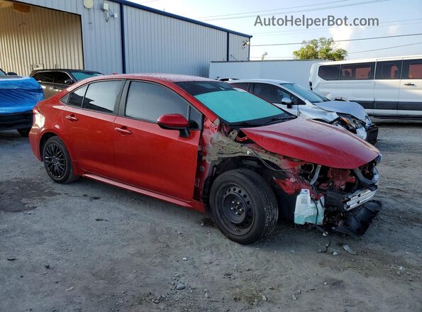 5YFEPMAE3MP166737 2021 TOYOTA COROLLA Red Delantero derecho