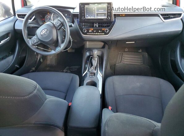 5YFEPMAE3MP166737 2021 TOYOTA COROLLA Red Vista del salpicadero