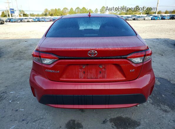 5YFEPMAE3MP166737 2021 TOYOTA COROLLA Red Vista trasera