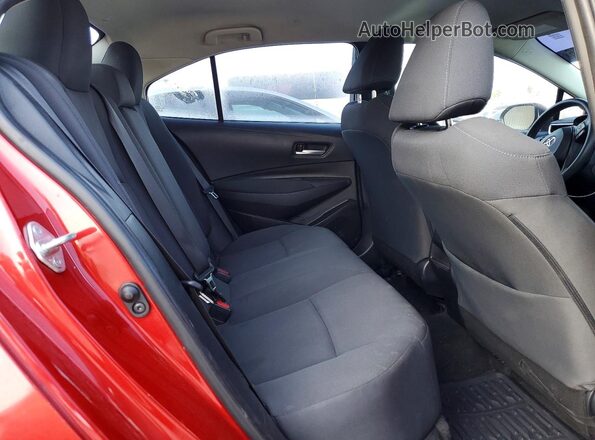 5YFEPMAE3MP166737 2021 TOYOTA COROLLA Red Vista de los asientos traseros