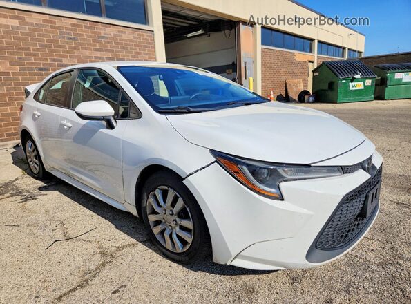 5YFEPMAE3MP175034 2021 TOYOTA COROLLA White Przód prawy