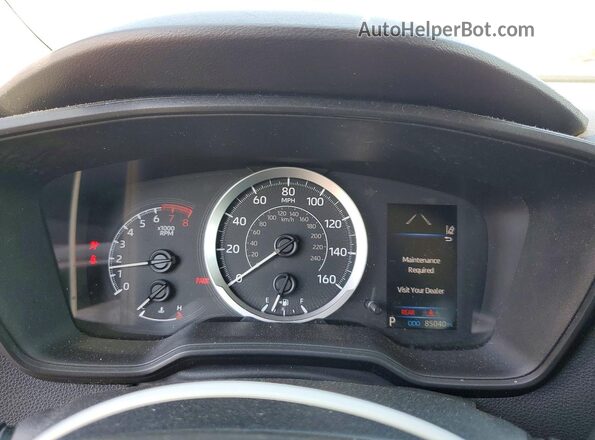 5YFEPMAE3MP183568 2021 TOYOTA COROLLA Silver Вид щитка приладів