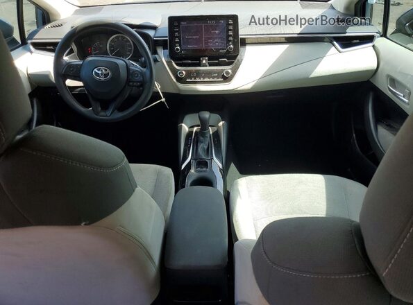 5YFEPMAE3MP211675 2021 TOYOTA COROLLA Blue Вид панелі приладів