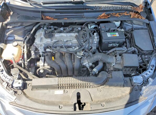 5YFEPMAE3MP211675 2021 TOYOTA COROLLA Blue Вид задньої частини салону