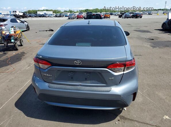 5YFEPMAE3MP211675 2021 TOYOTA COROLLA Blue Вид ззаду