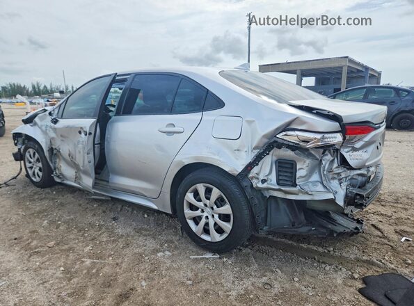 5YFEPMAE3MP224135 2021 TOYOTA COROLLA Серебряный Задняя левая четверть