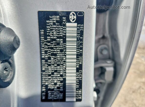 5YFEPMAE3MP224135 2021 TOYOTA COROLLA Серебряный Вид подкапотного пространства