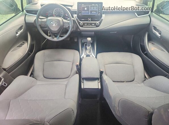 5YFEPMAE3MP238214 2021 TOYOTA COROLLA Black წინა პანელის ხედი