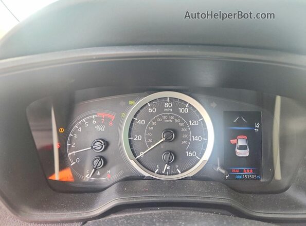 5YFEPMAE3MP238214 2021 TOYOTA COROLLA Black ხელსაწყოთა პანელის ხედი