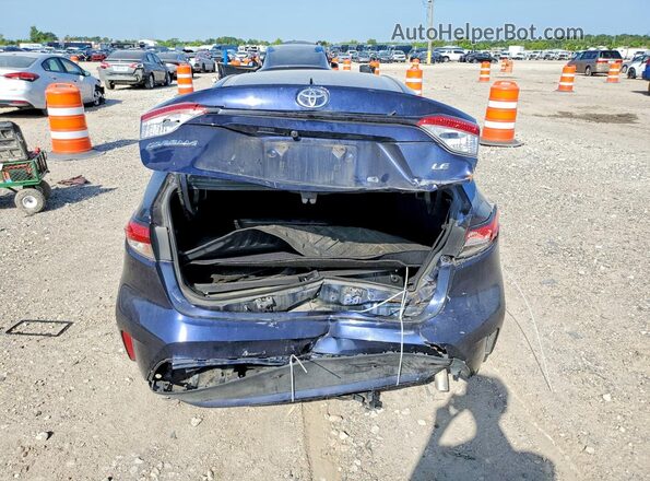 5YFEPMAE3MP270810 2021 TOYOTA COROLLA Blue Vista trasera