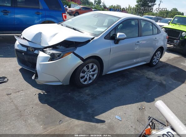 5YFEPMAE3NP276592 2022 TOYOTA COROLLA Silver Առջևի ձախ երեք քառորդ տեսարան