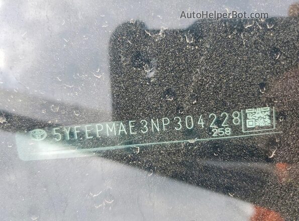 5YFEPMAE3NP304228 2022 TOYOTA COROLLA Purple Widok komory silnika