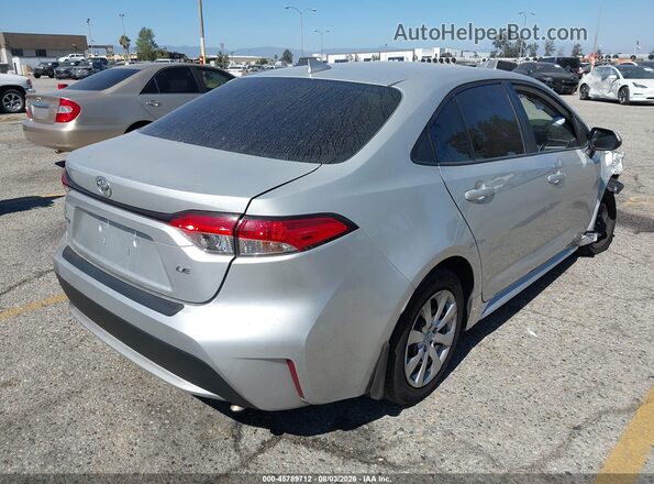 5YFEPMAE3NP355177 2022 TOYOTA COROLLA Серебряный Задняя правая четверть