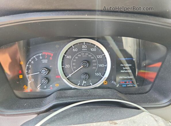 5YFEPMAE3NP373713 2022 TOYOTA COROLLA Серый Вид щитка приборов