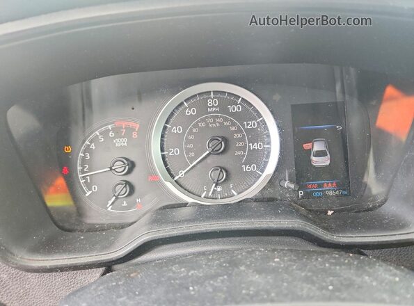 5YFEPMAE4MP176113 2021 TOYOTA COROLLA Blue Սարքավորումների վահանակի տեսք