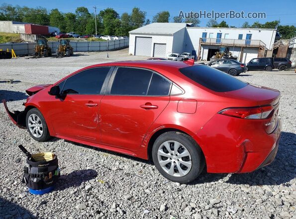 5YFEPMAE4MP190187 2021 TOYOTA COROLLA Красный Задняя левая четверть