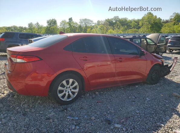 5YFEPMAE4MP190187 2021 TOYOTA COROLLA Красный Задняя правая четверть