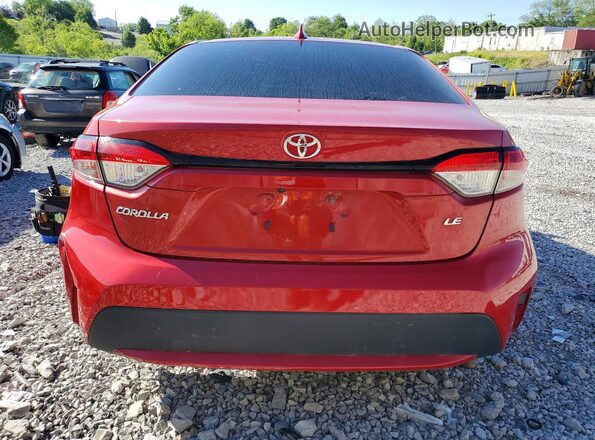 5YFEPMAE4MP190187 2021 TOYOTA COROLLA Красный Вид сзади