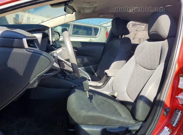 5YFEPMAE4MP190187 2021 TOYOTA COROLLA Красный Вид салона спереди