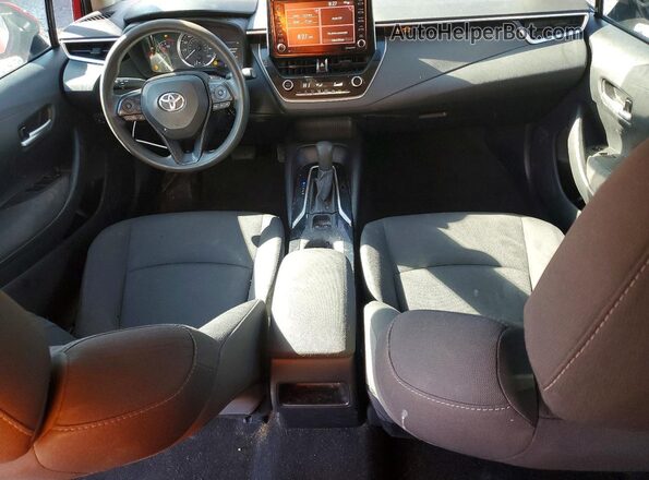 5YFEPMAE4MP190187 2021 TOYOTA COROLLA Красный Вид панели приборов
