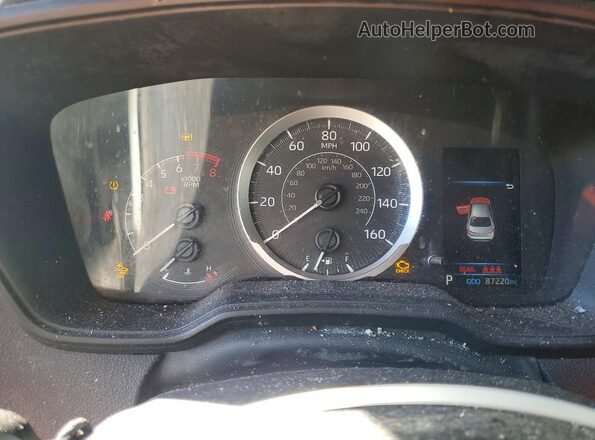 5YFEPMAE4MP190187 2021 TOYOTA COROLLA Красный Вид щитка приборов