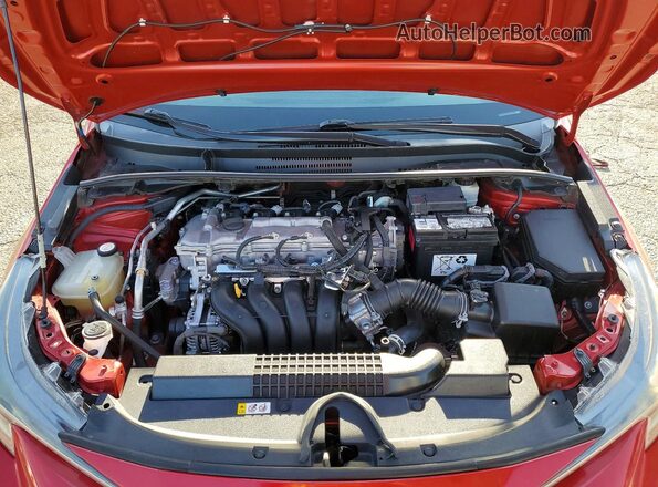 5YFEPMAE4MP195793 2021 TOYOTA COROLLA Red უკანა სალონის ხედი