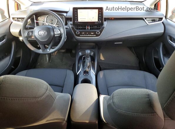 5YFEPMAE4MP195793 2021 TOYOTA COROLLA Red წინა პანელის ხედი