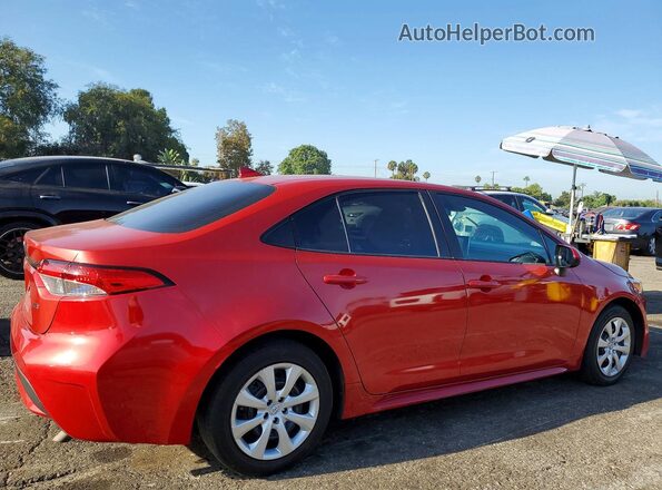 5YFEPMAE4MP195793 2021 TOYOTA COROLLA Red უკანა მარჯვენა