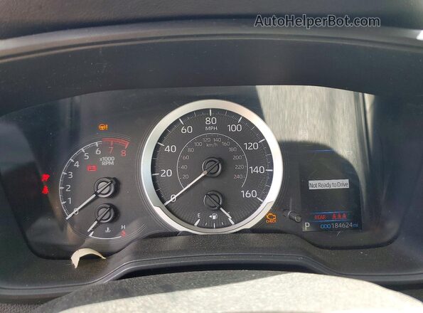 5YFEPMAE4MP233328 2021 TOYOTA COROLLA Black Вид щитка приладів
