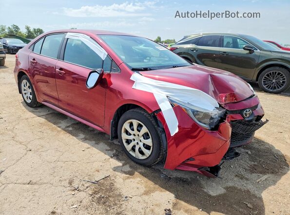 5YFEPMAE4NP319420 2022 TOYOTA COROLLA Red Առջևի աջ