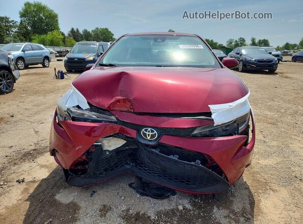 5YFEPMAE4NP319420 2022 TOYOTA COROLLA Red Դիմացի տեսք