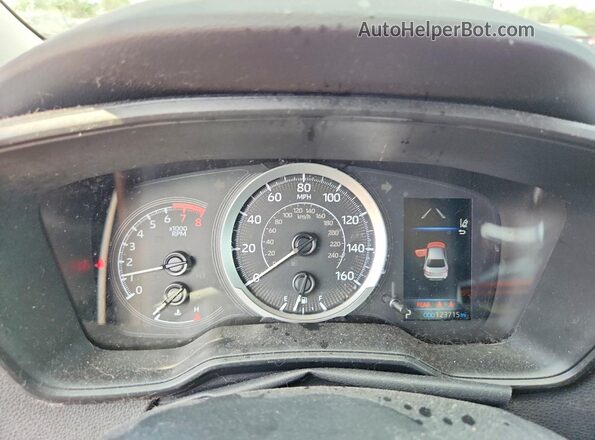 5YFEPMAE4NP319420 2022 TOYOTA COROLLA Red Սարքավորումների վահանակի տեսք
