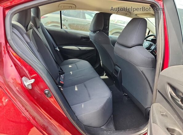 5YFEPMAE4NP319420 2022 TOYOTA COROLLA Red Հետևի նստատեղերի տեսք