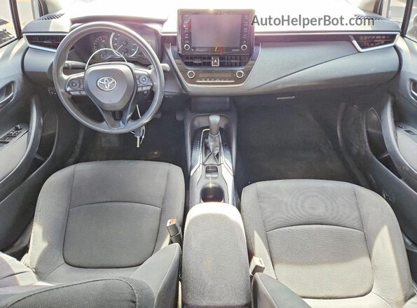 5YFEPMAE4NP359450 2022 TOYOTA COROLLA Silver Dashboard view