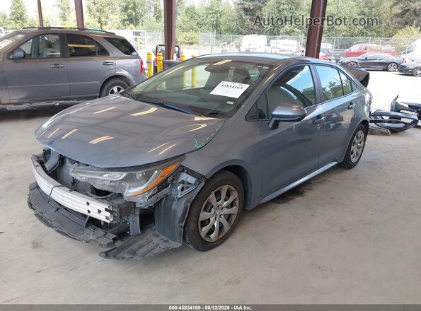 5YFEPMAE4NP369329 2022 TOYOTA COROLLA Blue Vista tres cuartos delantera izquierda