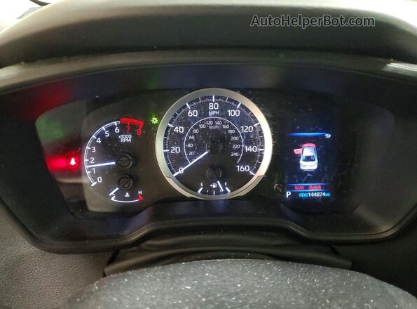 5YFEPMAE4NP371274 2022 TOYOTA COROLLA Silver Вид щитка приладів