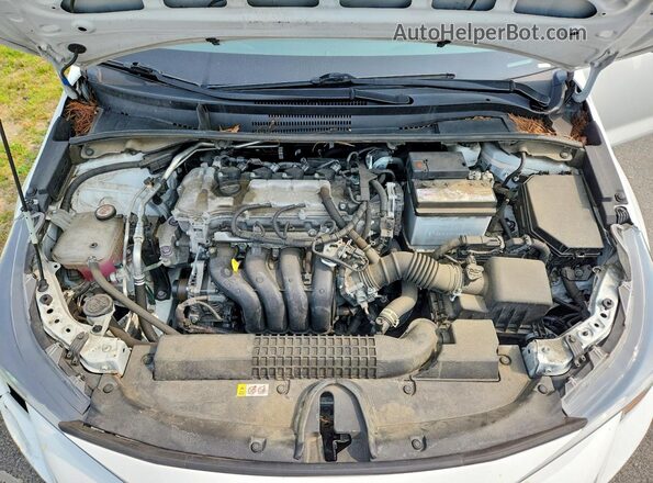 5YFEPMAE4NP392352 2022 TOYOTA COROLLA White Vista interior trasera