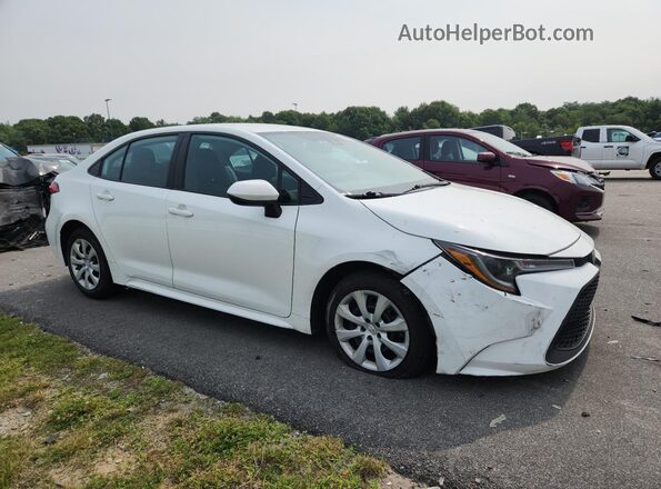 5YFEPMAE4NP392352 2022 TOYOTA COROLLA White Vista de la etiqueta del VIN
