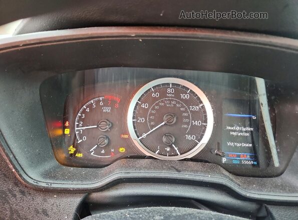5YFEPMAE5MP154783 2021 TOYOTA COROLLA Silver Սարքավորումների վահանակի տեսք