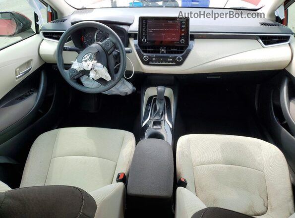 5YFEPMAE5MP231409 2021 TOYOTA COROLLA Red Vista del salpicadero