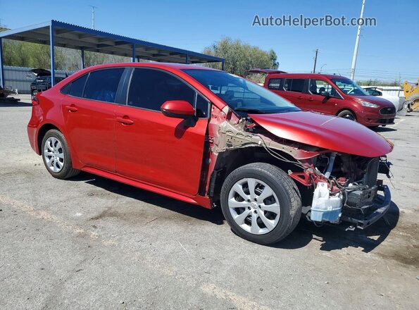 5YFEPMAE5MP254804 2021 TOYOTA COROLLA Red Delantero derecho