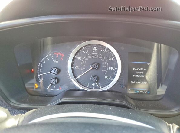 5YFEPMAE5MP254804 2021 TOYOTA COROLLA Red Vista del cuadro de instrumentos