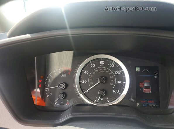 5YFEPMAE5NP373762 2022 TOYOTA COROLLA Gray ხელსაწყოთა პანელის ხედი