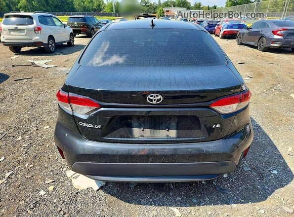 5YFEPMAE5NP392005 2022 TOYOTA COROLLA Black Вид ззаду