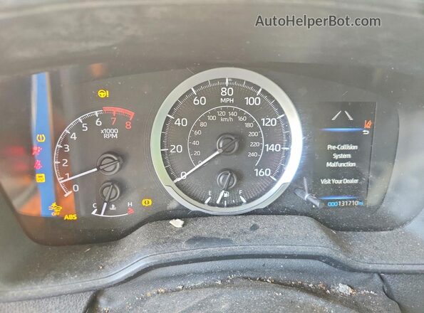 5YFEPMAE6MP178767 2021 TOYOTA COROLLA Blue Սարքավորումների վահանակի տեսք