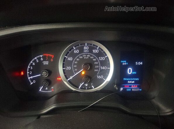 5YFEPMAE6MP206986 2021 TOYOTA COROLLA Серебряный Вид щитка приборов