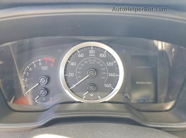 5YFEPMAE6MP212884 2021 TOYOTA COROLLA Gray Widok zestawu wskaźników