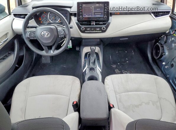 5YFEPMAE6MP222475 2021 TOYOTA COROLLA Gray Widok deski rozdzielczej