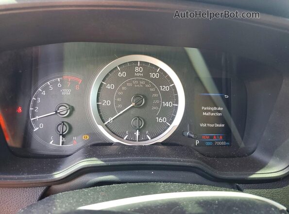 5YFEPMAE6MP227353 2021 TOYOTA COROLLA Silver Սարքավորումների վահանակի տեսք