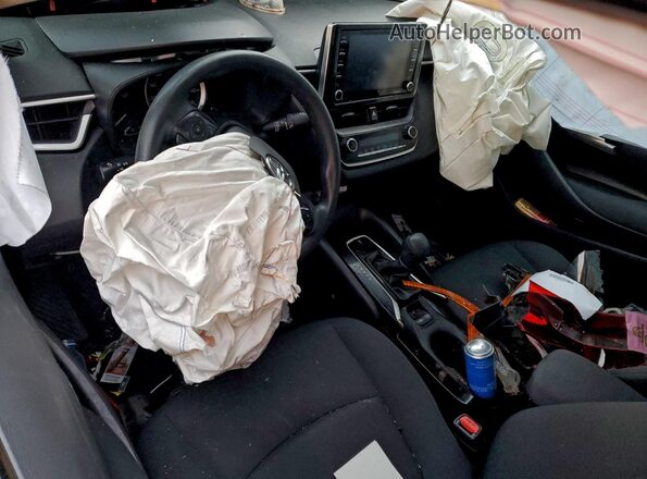 5YFEPMAE6MP243567 2021 TOYOTA COROLLA Белый Вид панели приборов